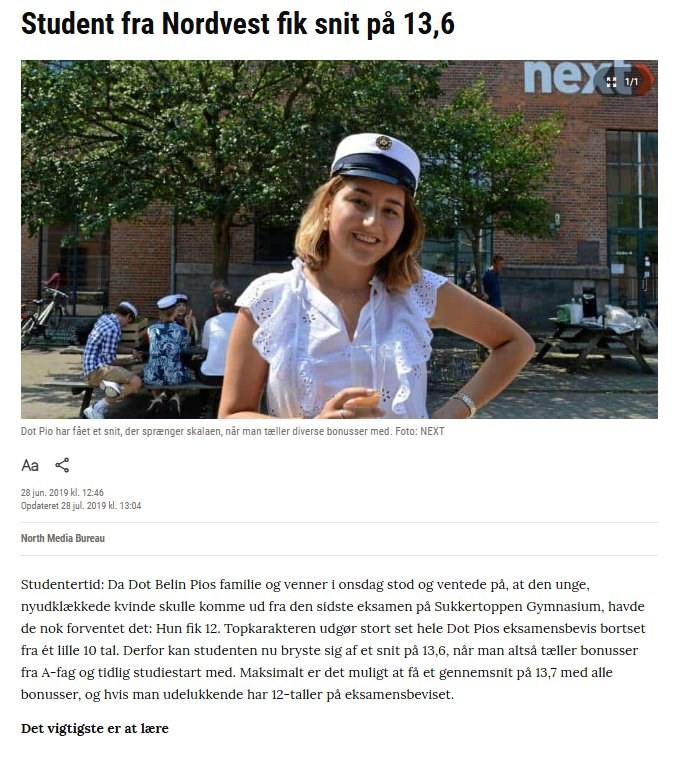 Newspaper article