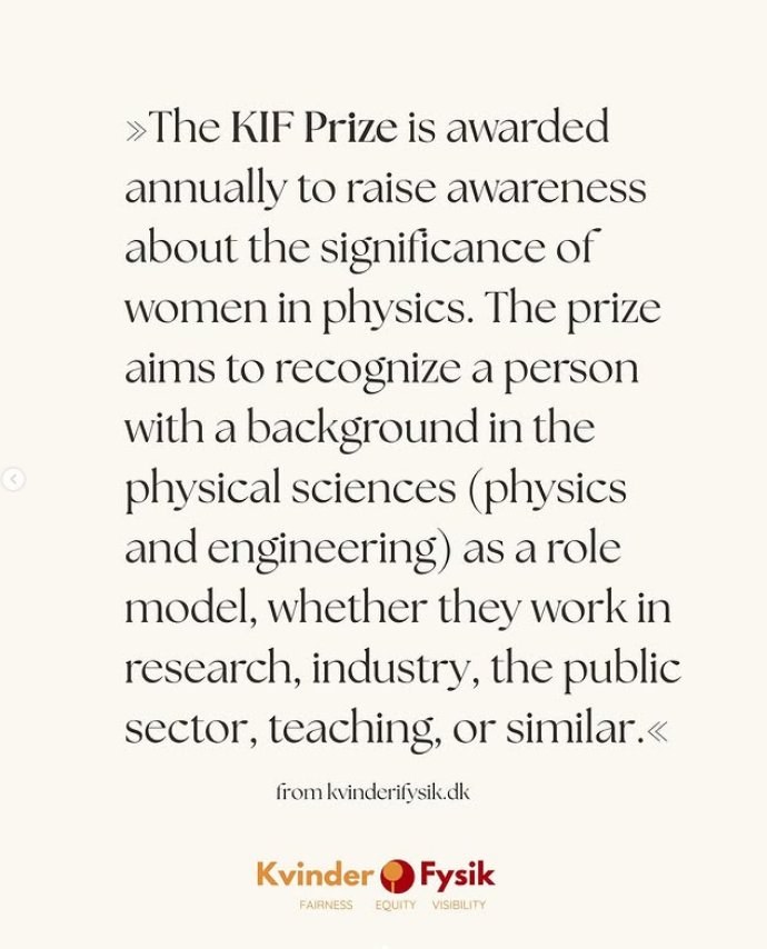 About the KIF Prize